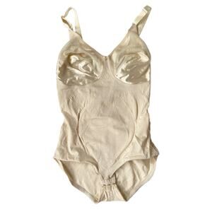 Vintage‎ Lingerie Bodysuit Shapewear Waist Cincer Minimizer by Lilyette 40D